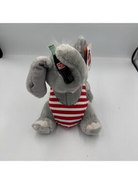 Coca Cola 1993 Elephant Plush 10 Inch